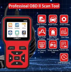 جهاز فحص السيارات المحترف V500 سكانار - Professional OBD II Scan Tool