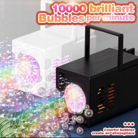 آلة صنع الفقاعات السحرية - أكثر من 10,000 فقاعة في الدقيقة! 🎉 للبيـع / للكـراء